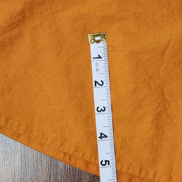 COS Colorblock Dress Womens XS Extra Small Navy Orange A Line Contrast Jersey - Picture 5 of 8